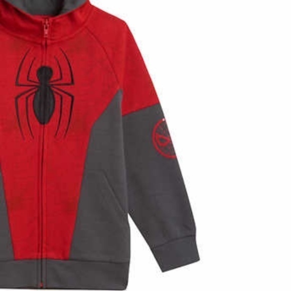 Spider-Man Youth Full Zip Hoodie Large (14/16) - Picture 3 of 6